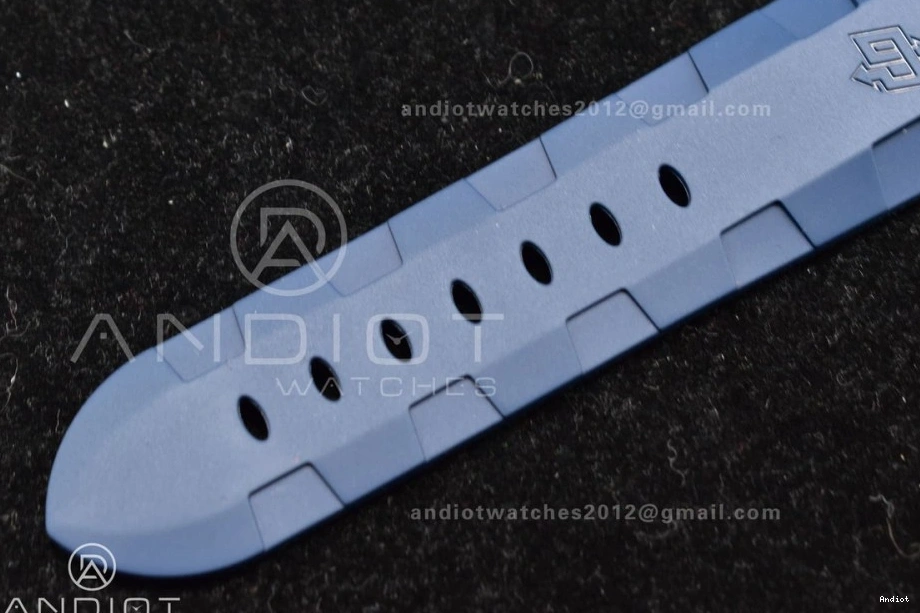 1:1 Blue PAM1232 on Rubber P900 Blue Edition W Best Dial Carbotech SBF Strap 1203